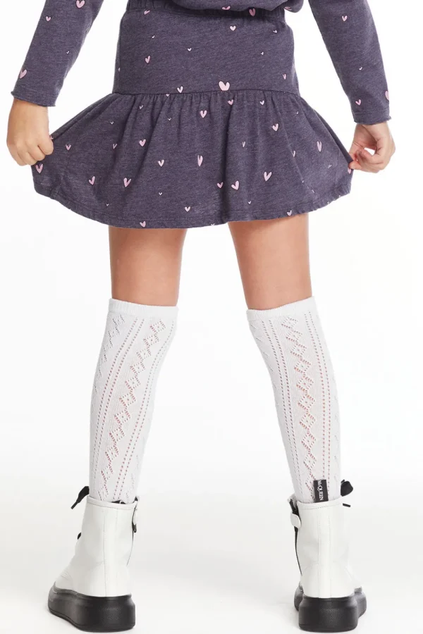 Cheap Hearts Girls Peplum Skort Kids Girls