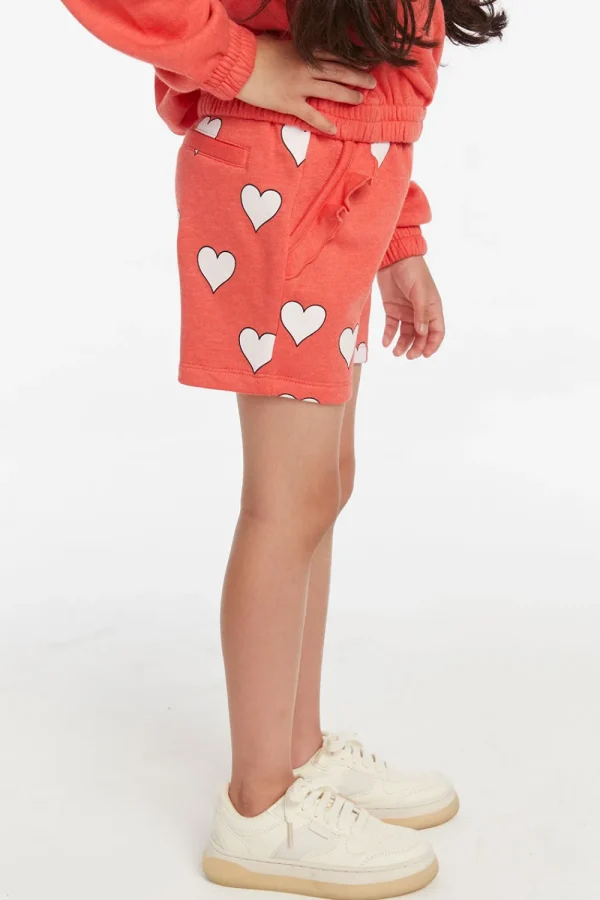 Online Hearts Girls Shorts Kids Girls