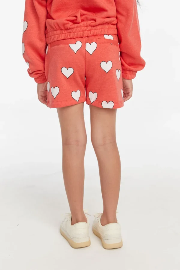 Online Hearts Girls Shorts Kids Girls
