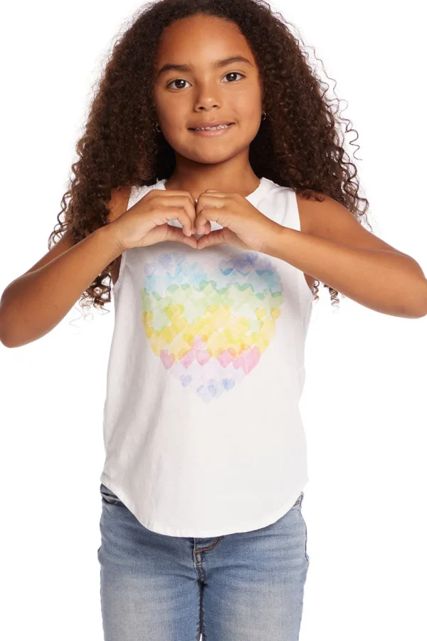 Cheap Hearts Shirt Girls Vintage Jersey Shirttail Muscle Kids Girls