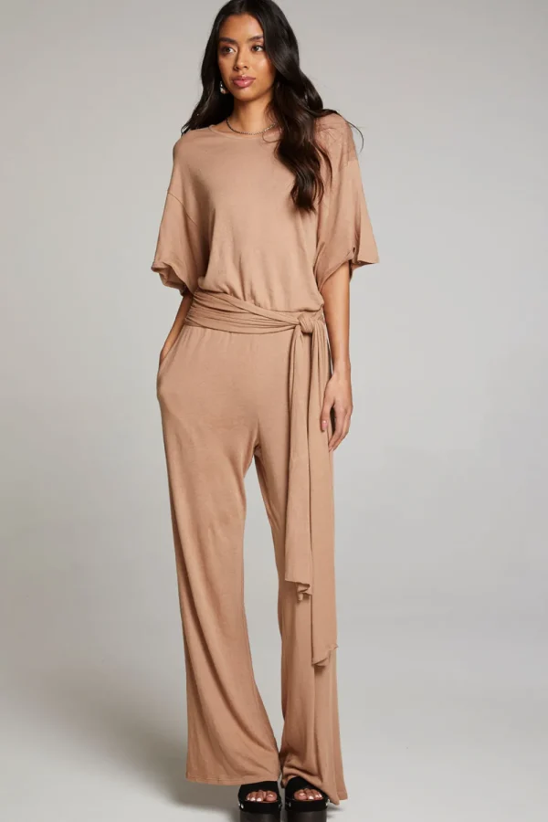 Cheap Heather Warm Taupe Jumpsuit Women Loungewear | Bottoms
