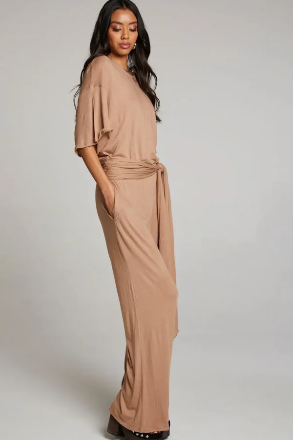 Cheap Heather Warm Taupe Jumpsuit Women Loungewear | Bottoms