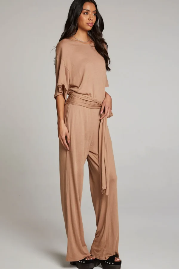 Cheap Heather Warm Taupe Jumpsuit Women Loungewear | Bottoms