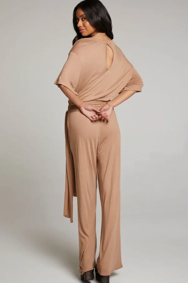 Cheap Heather Warm Taupe Jumpsuit Women Loungewear | Bottoms