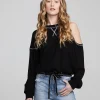Outlet Hendrix Shadow Black Pullover Women Outerwear | Loungewear