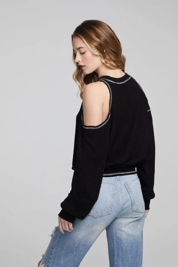 Outlet Hendrix Shadow Black Pullover Women Outerwear | Loungewear