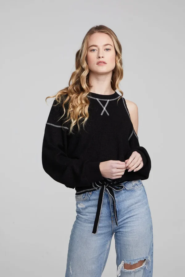 Outlet Hendrix Shadow Black Pullover Women Outerwear | Loungewear