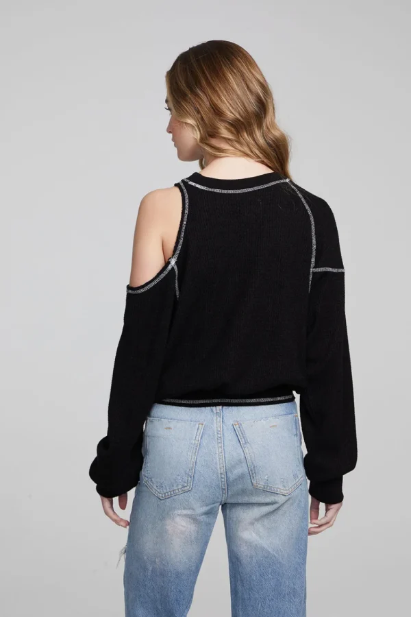 Outlet Hendrix Shadow Black Pullover Women Outerwear | Loungewear