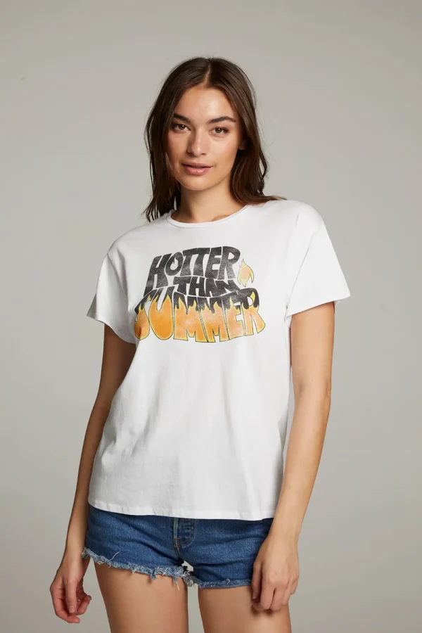 Fashion Hotter Than Summer Tee Women Loungewear | Graphics