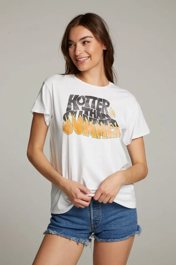 Fashion Hotter Than Summer Tee Women Loungewear | Graphics
