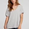 Discount Hyacinth Heather Grey Tee Women Loungewear | Tops