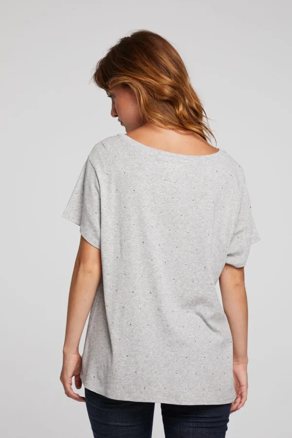 Discount Hyacinth Heather Grey Tee Women Loungewear | Tops