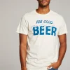 Fashion Ice Cold Beer Mens Tee Tops