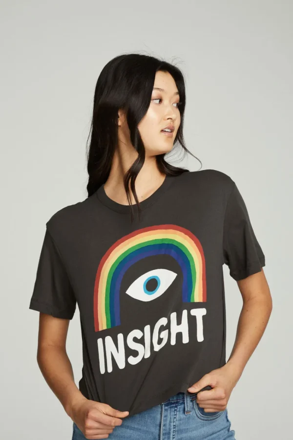 New Insight Rainbow Tee Women Graphics | Tops