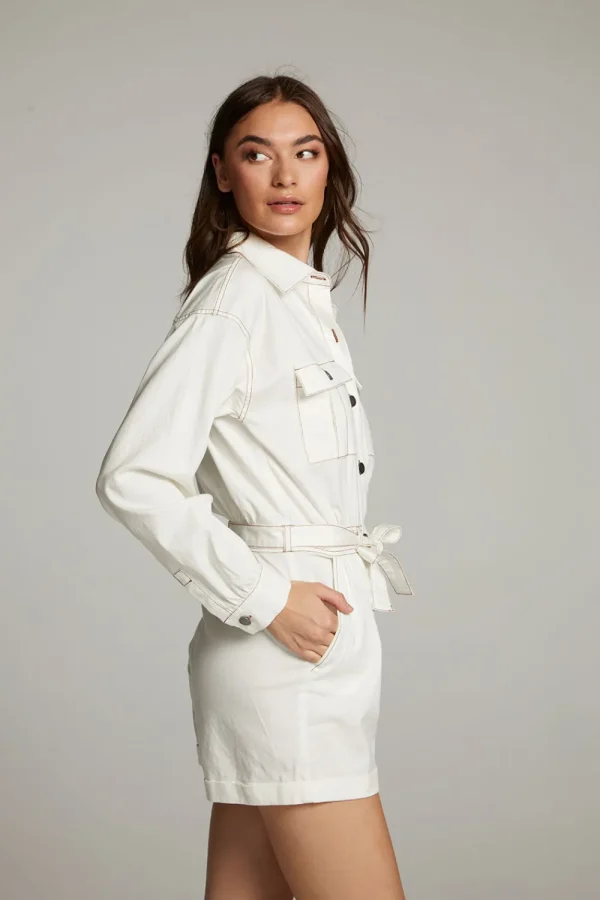 Best Isabella White Romper Women Loungewear | Bottoms