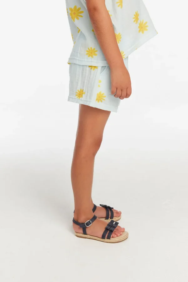 Sale Jade Powder Blue Daisy Girls Short Kids Girls