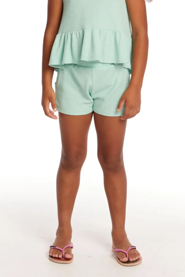 Cheap Jade Spring Bud Waffle Knit Girls Short Kids Girls