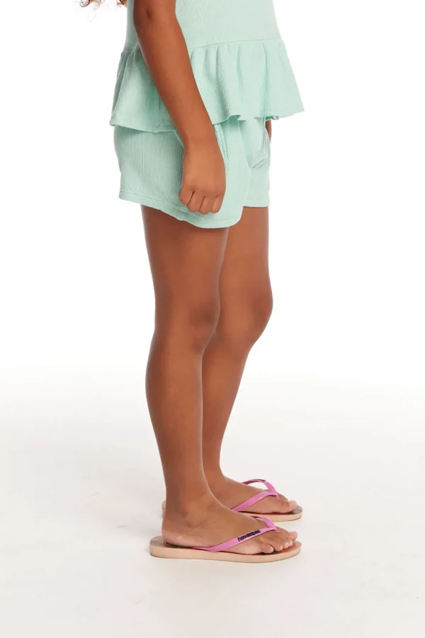 Cheap Jade Spring Bud Waffle Knit Girls Short Kids Girls