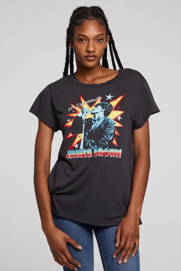 Cheap James Brown Mr. Dynamite Tee Women Loungewear | Music