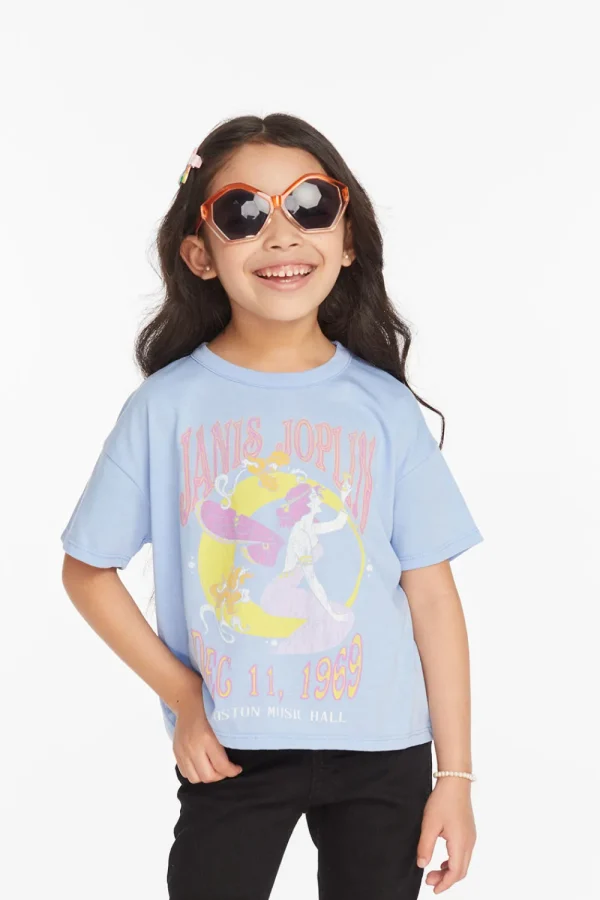 Sale Janis Joplin Boston Music Hall Girls Tee Women/Kids Girls | Music