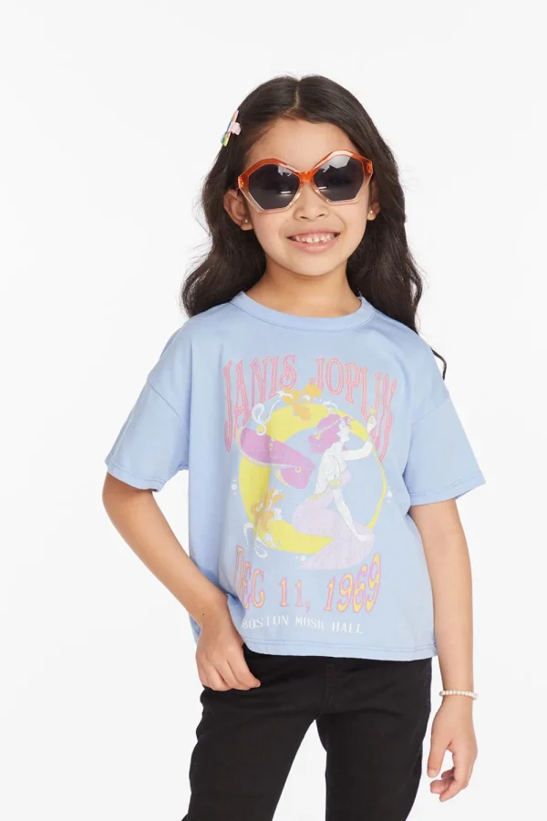 Sale Janis Joplin Boston Music Hall Girls Tee Women/Kids Girls | Music