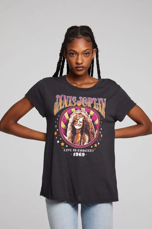 Cheap Janis Joplin Live 1969 Sonoma Tee Women Loungewear | Music