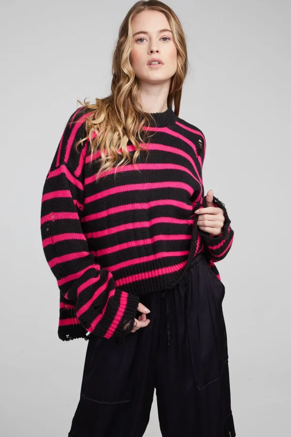 Best Jax Melrose Stripe Pullover Women Loungewear