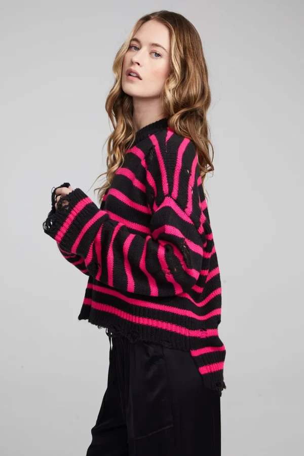 Best Jax Melrose Stripe Pullover Women Loungewear