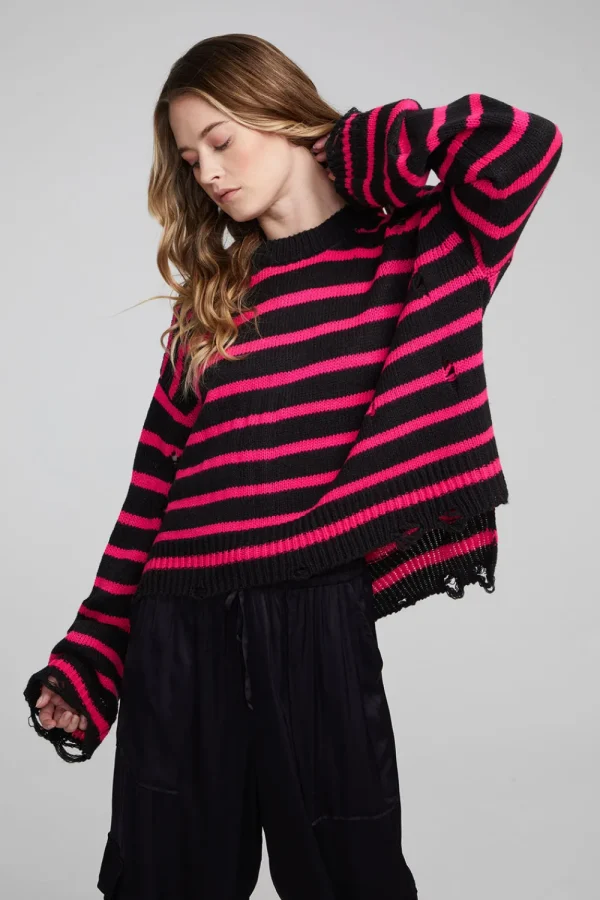 Best Jax Melrose Stripe Pullover Women Loungewear