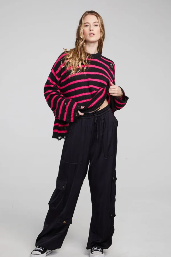 Best Jax Melrose Stripe Pullover Women Loungewear