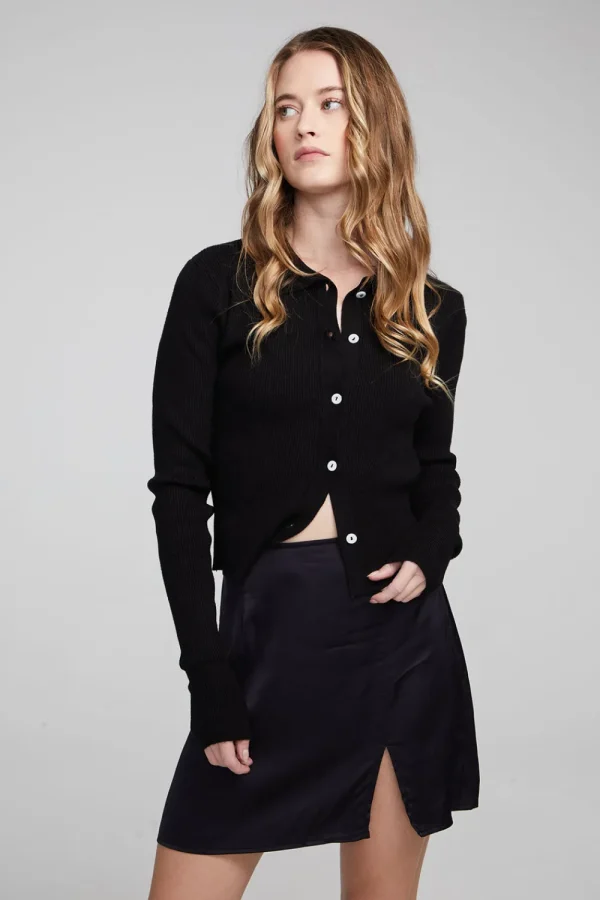 Sale Jayla Shadow Black Cardigan Women Loungewear