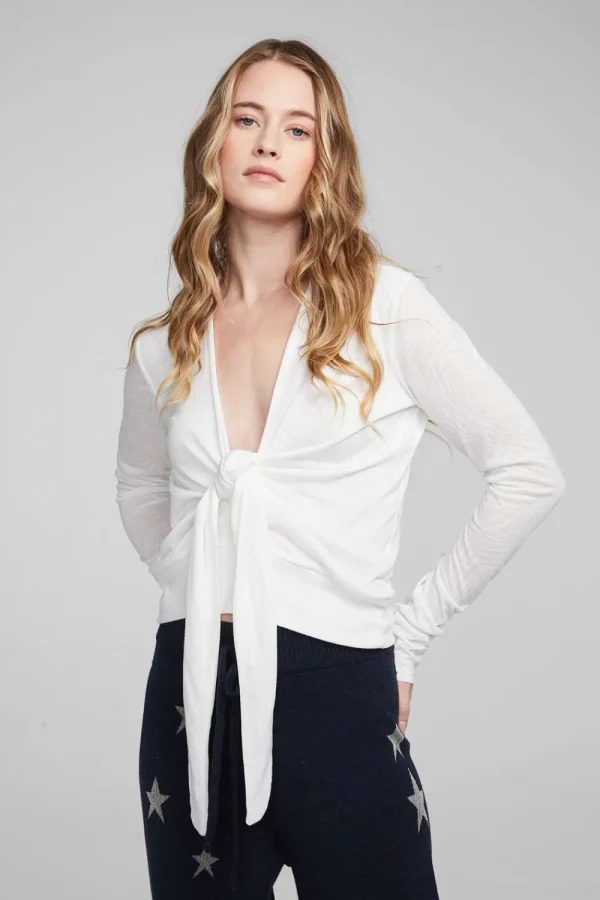 Flash Sale Jeni Bright White Long Sleeve Women Loungewear