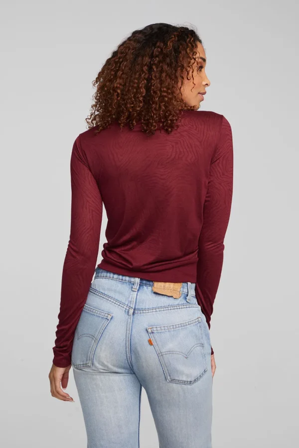 Online Jeni Wine Red Long Sleeve Women Loungewear