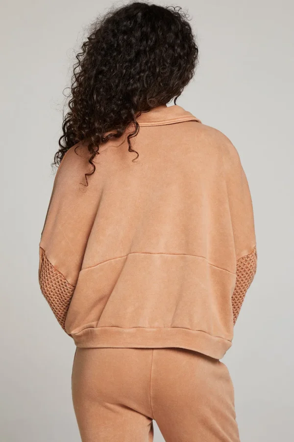 Clearance Joe Toffee Half Zip Women Outerwear | Loungewear