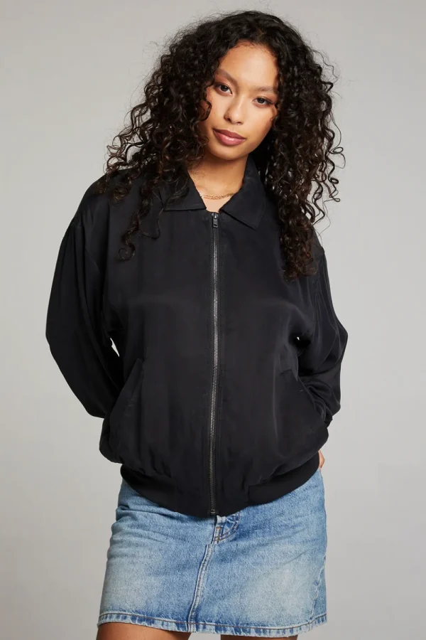 Hot Johnny Licorice Zip Up Jacket Women Outerwear | Loungewear