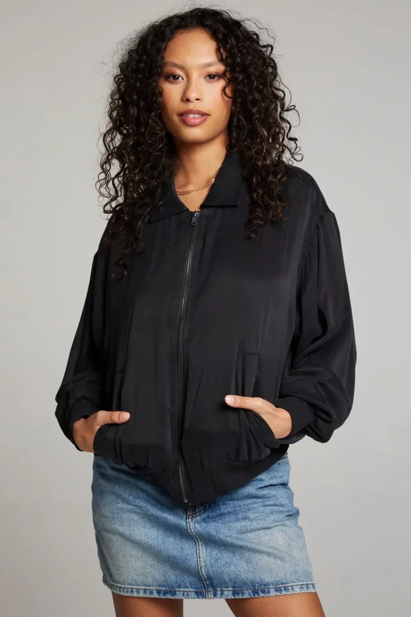 Hot Johnny Licorice Zip Up Jacket Women Outerwear | Loungewear