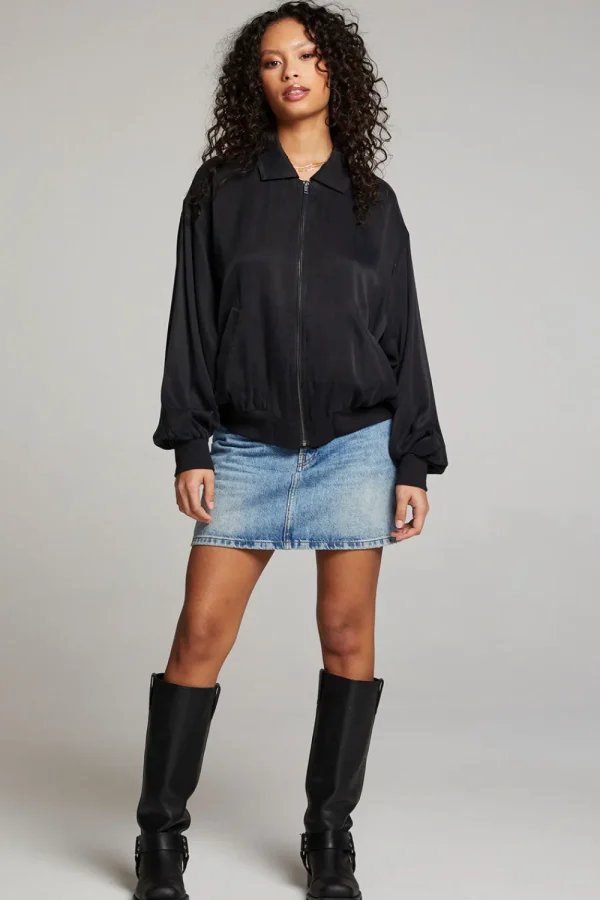 Hot Johnny Licorice Zip Up Jacket Women Outerwear | Loungewear
