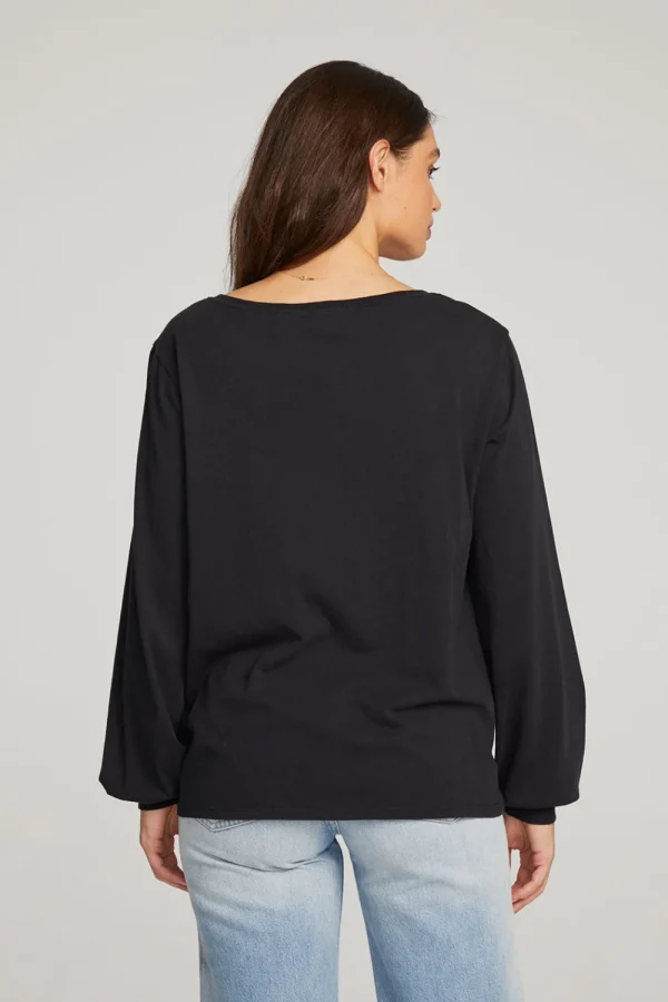 Best Sale Kara Black Long Sleeve Women Loungewear | Essentials