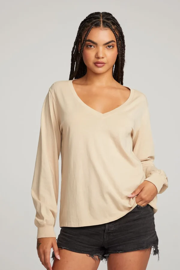 Fashion Kara Cappuccino Long Sleeve Women Loungewear | Essentials