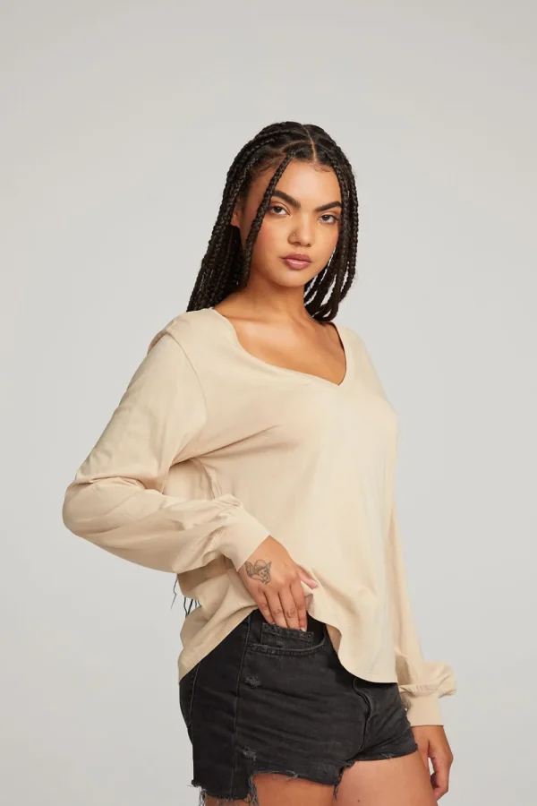 Fashion Kara Cappuccino Long Sleeve Women Loungewear | Essentials
