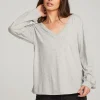 Discount Kara Heather Grey Long Sleeve Women Loungewear | Essentials