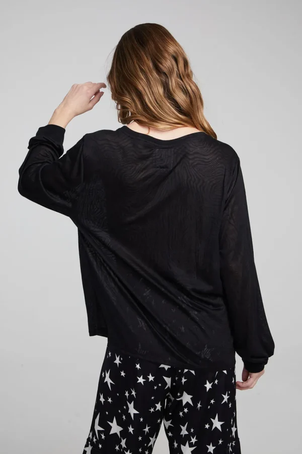 Cheap Kara Shadow Black Long Sleeve Women Outerwear | Loungewear