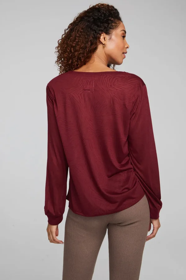 Clearance Kara Wine Red Long Sleeve Women Outerwear | Loungewear