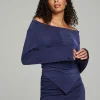 Best Sale Koston Long Sleeve - Dark Denim Women Outerwear | Loungewear