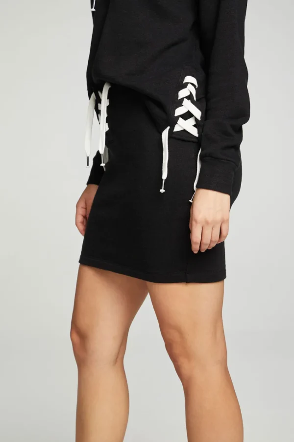 New Lace Up Mini Skirt Women Bottoms
