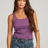 Clearance Lander Eggplant Tank Women Tops | Loungewear