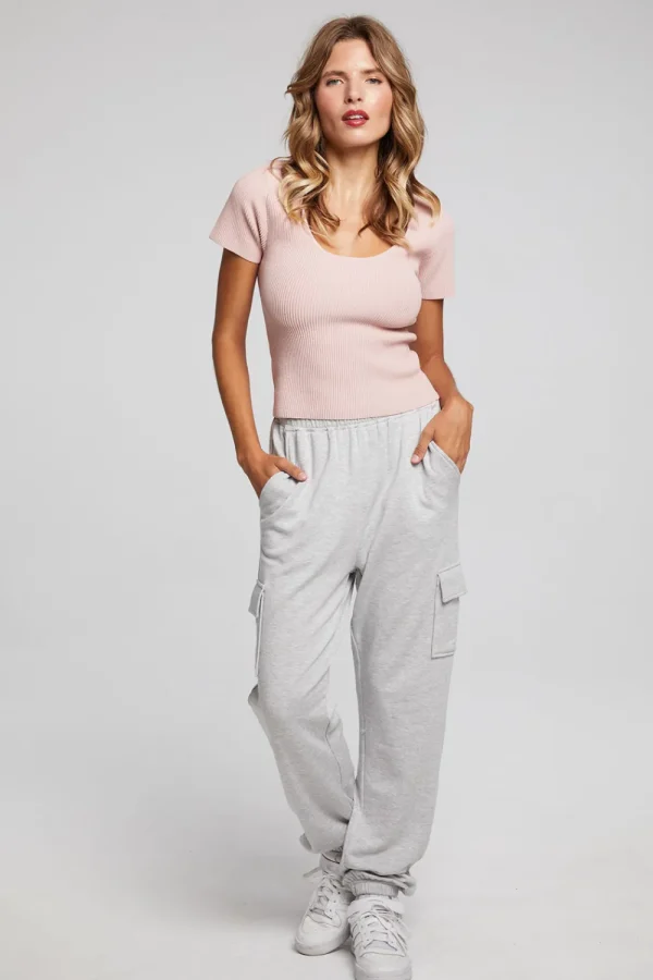 Store Leah Peach Whip Tee Women Loungewear | Tops