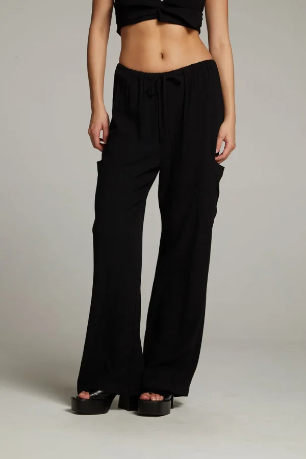 Hot Lee True Black Trouser Women Loungewear | Bottoms