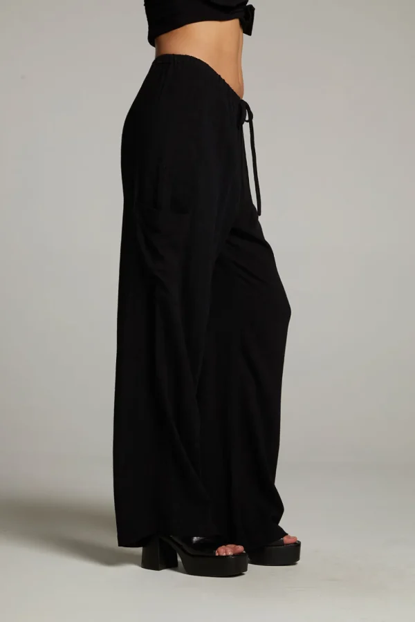Hot Lee True Black Trouser Women Loungewear | Bottoms