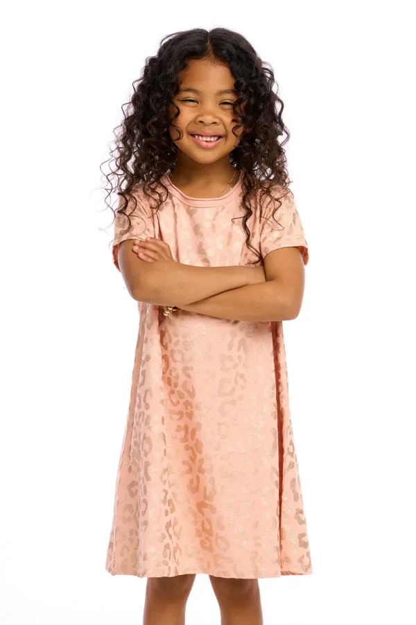 Sale Leopard Foil Kids Girls